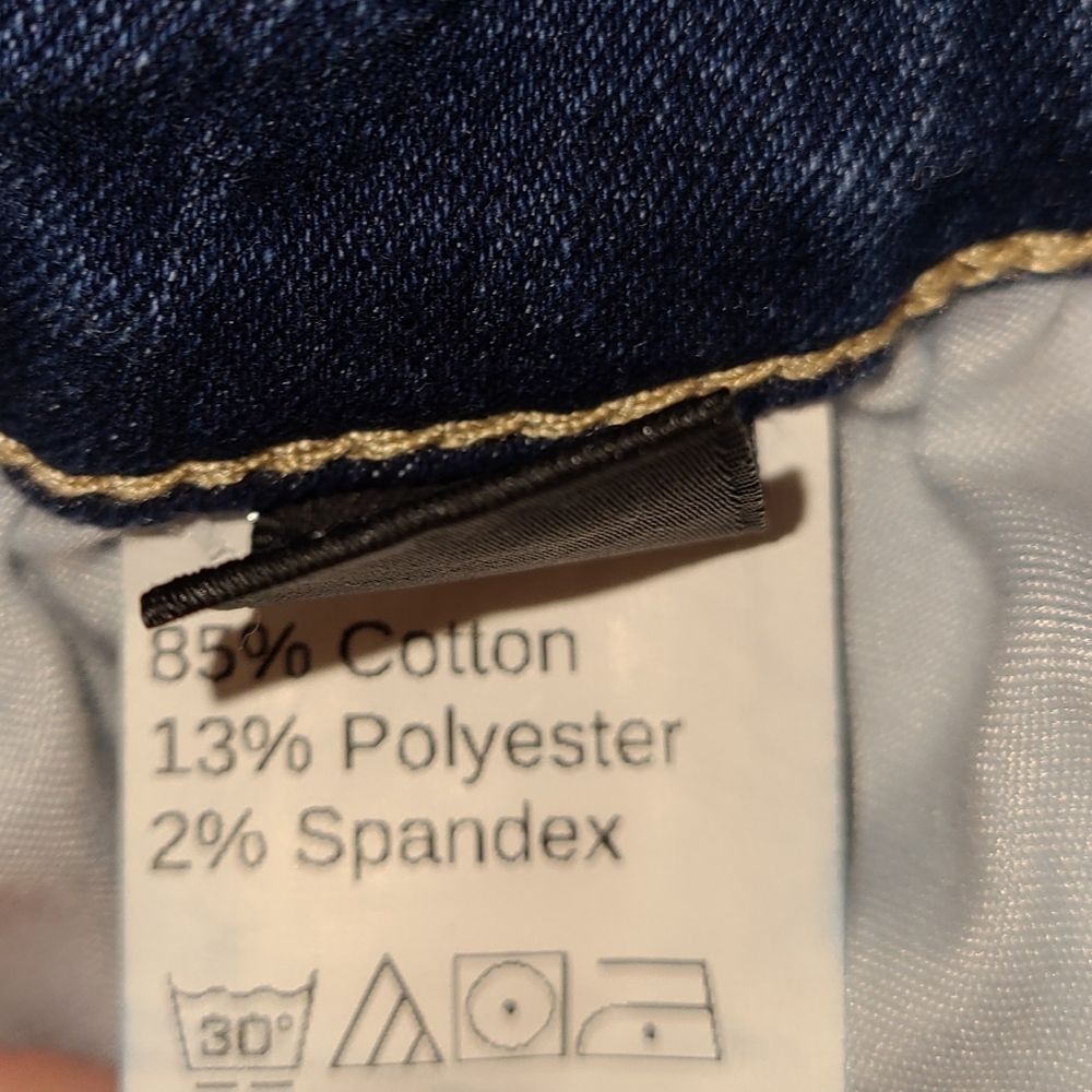 Shein 1X Blue Stretch Distressed Jeans - Picture 11 of 11